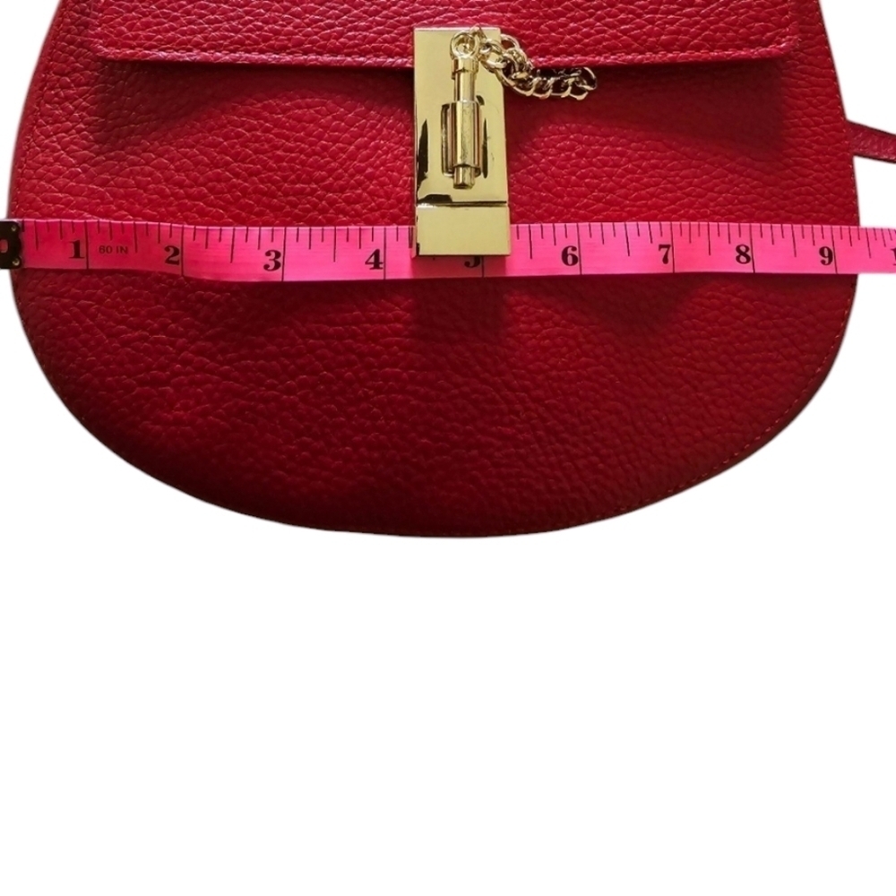 NWT Red Leather Crossbody - Picture 5 of 9